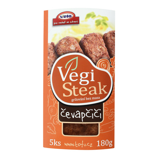 712092 Čevapčiči veganské 180 g   VETO ECO-1